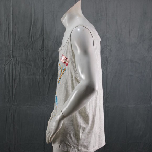 Michigan Wolverines Tank Top - Puffer Graphic with School Crest - Mens Small - Picture 5 of 8